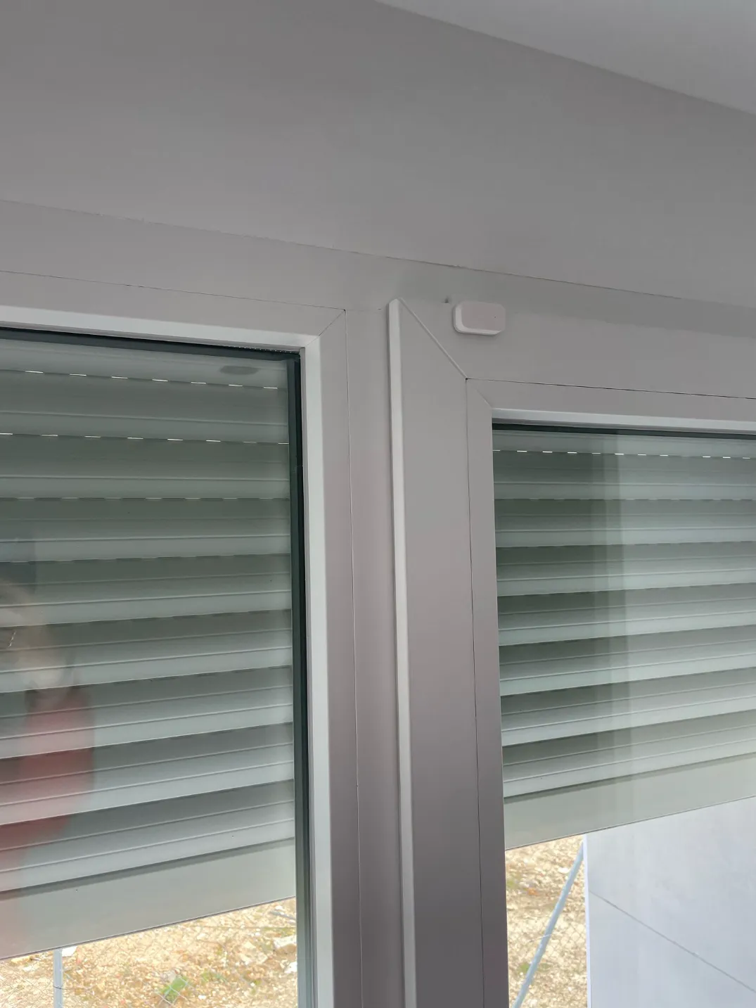 Smart motorised blinds in a home automation system.