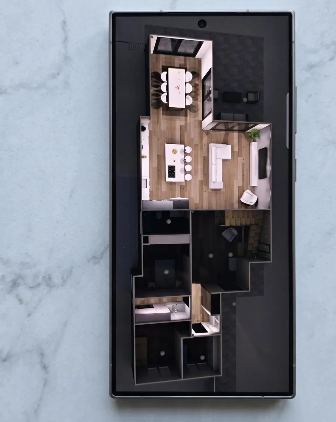 SH-Pro 3D floor plan digital twin of a seven bedroom property in Spain